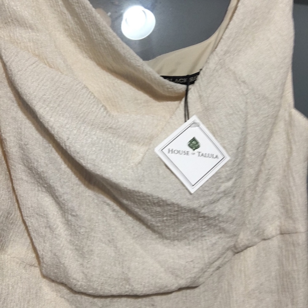 NWT Black Halo off white dress - Picture 2 of 12